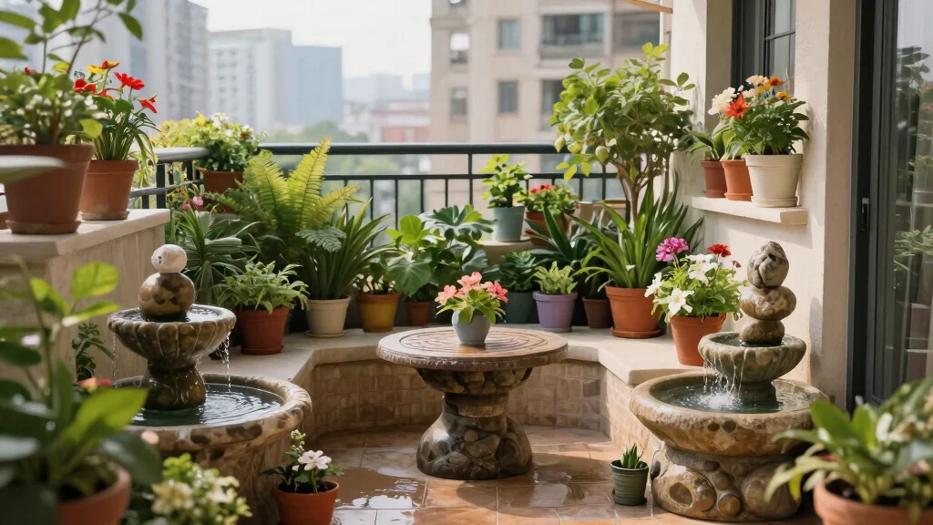 12 Balcony Fountain Ideas That Run Quietly and Fit Tight Spaces