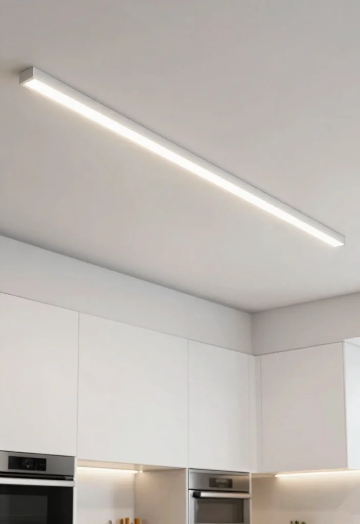 12 Flat Ceiling Lights That Don't Hang Down in Low-Ceiling Rooms - 5. Integrated LED Surface Mount 1