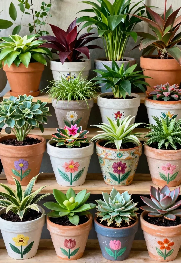 12 Hand Painted Flower Pots That Look Custom on a Budget - Conclusion 1