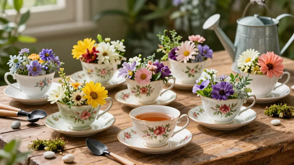 12 Tea Cup Planter Ideas That Repurpose Thrift Store Finds