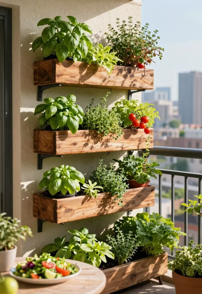 14 Balcony Grill Design Ideas for Small Spaces Without Smoke - 2. Vertical Gardens 1