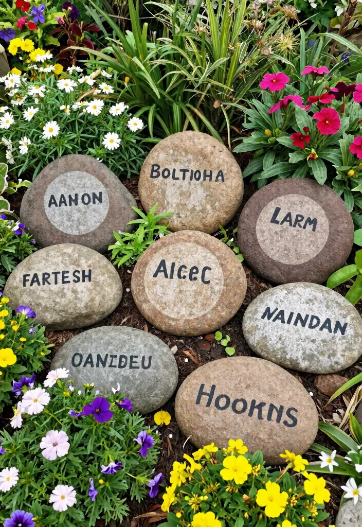 14 Business Signs Outdoor Ideas That Get Noticed From the Street - 11. Earthy Stone Markers 1