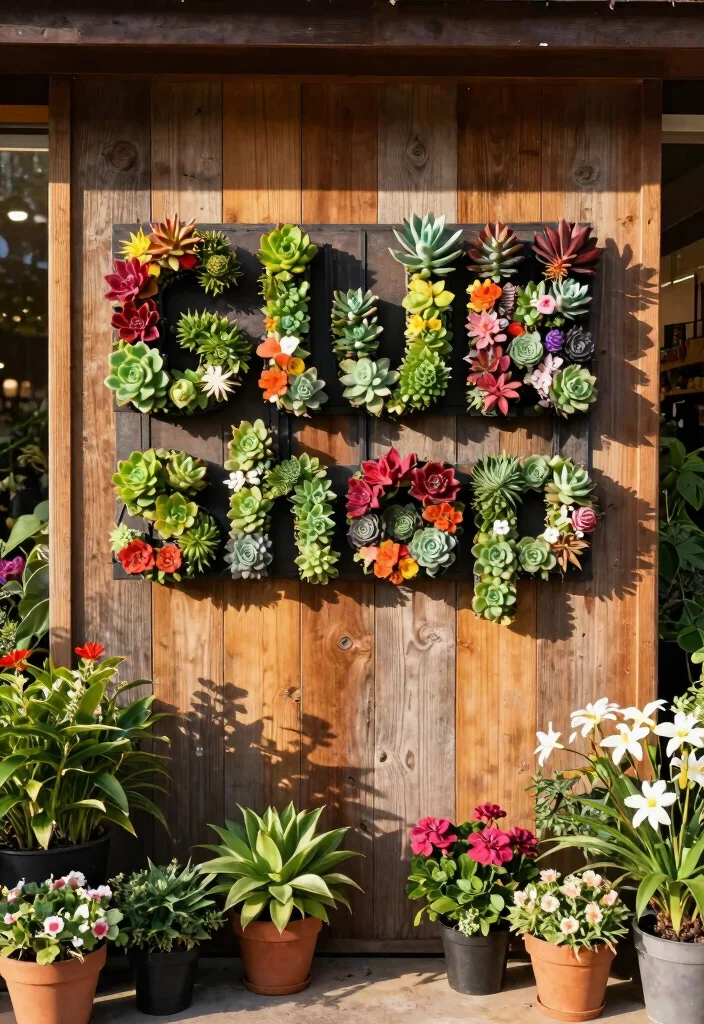 14 Business Signs Outdoor Ideas That Get Noticed From the Street - 7. Living Plant Signs 1