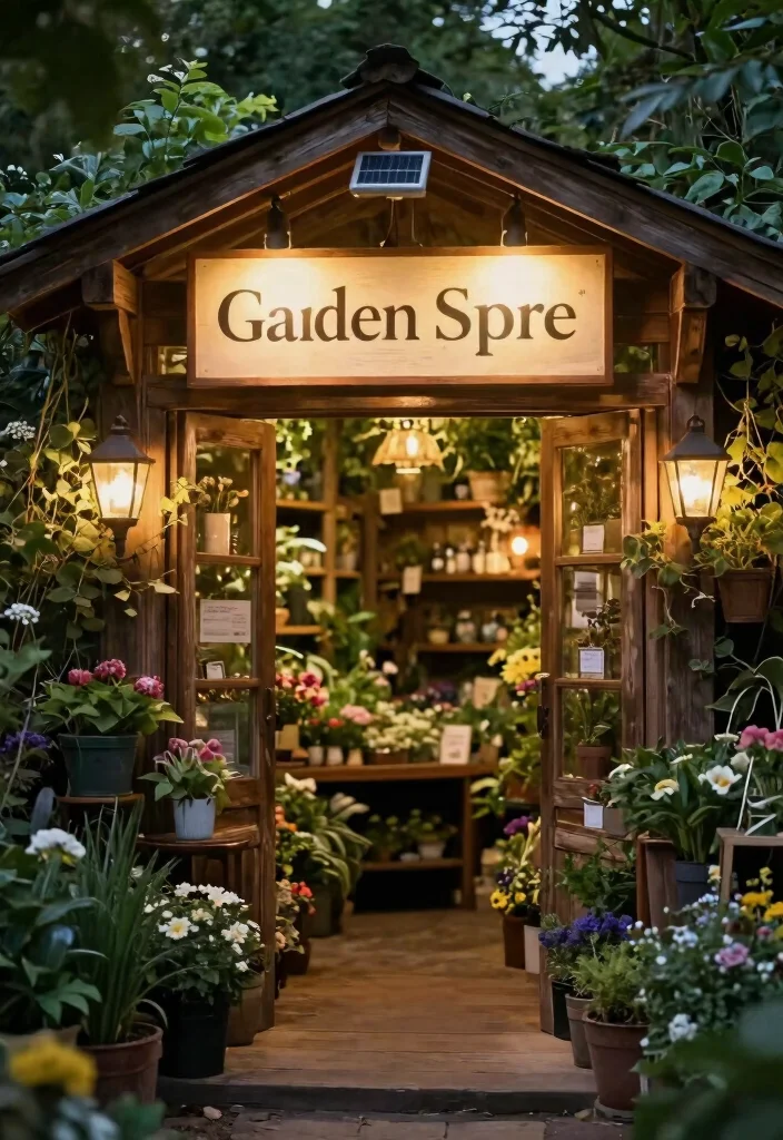 14 Business Signs Outdoor Ideas That Get Noticed From the Street - 8. Solar-Powered Light Signs 1