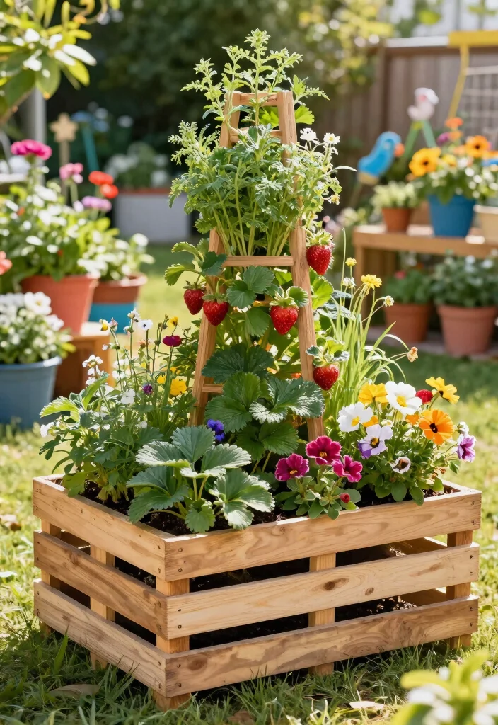 14 Garden Trellis Ideas That Support Heavy Vines Without Sagging - 6. Vertical Pallet Garden Trellis 1