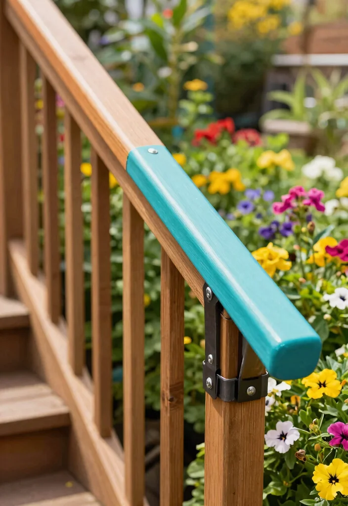 14 Handrails for Stairs Outdoor That Install Without Drilling - 3. Clamp-On Handrails 1