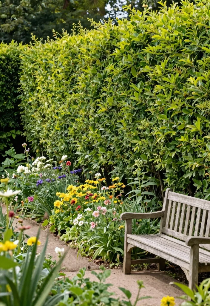 14 Modern Privacy Fence Ideas That Block Views Without Looking Cold - 7. Living Fences with Hedges 1