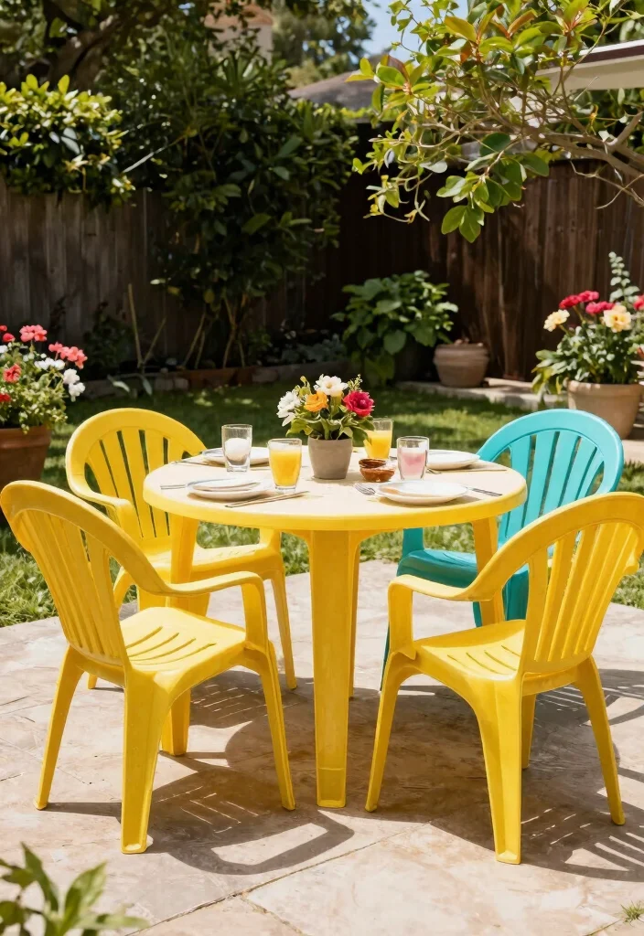 14 Outdoor Dining Chairs That Hold Up Through Rain and Sun - 12. Sturdy Plastic Resin Chairs 1