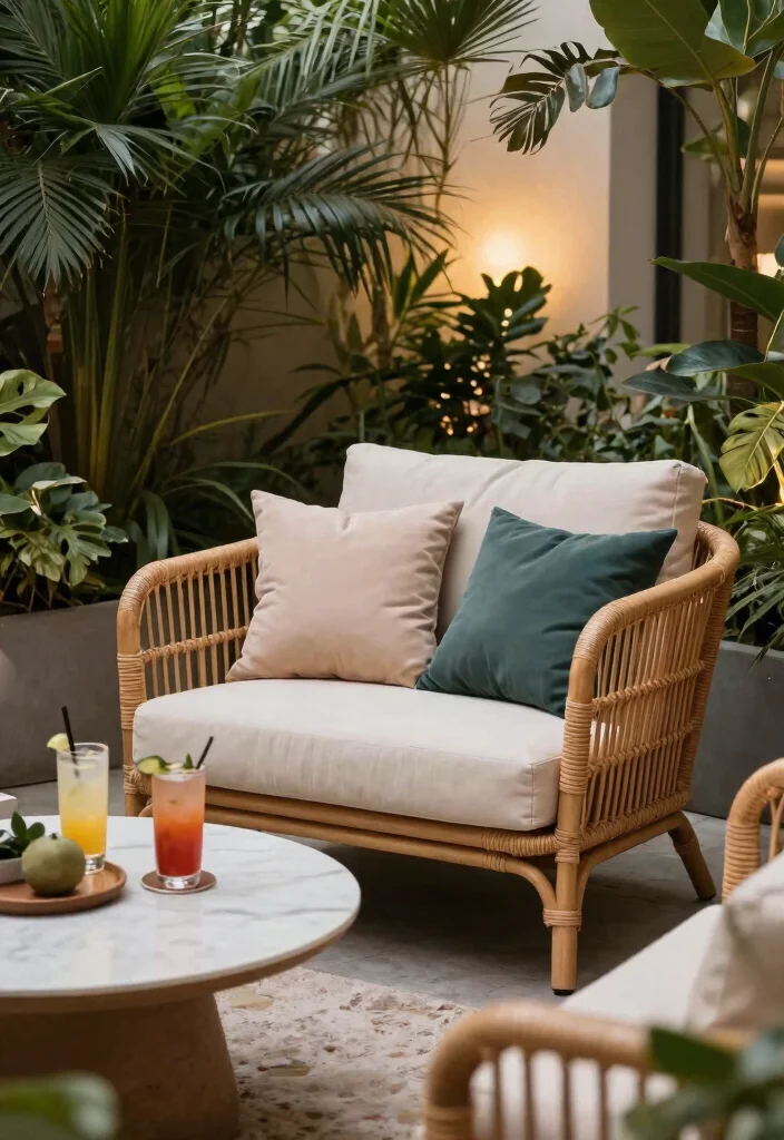 14 Outdoor Dining Chairs That Hold Up Through Rain and Sun - 5. Stylish Rattan Armchair 1