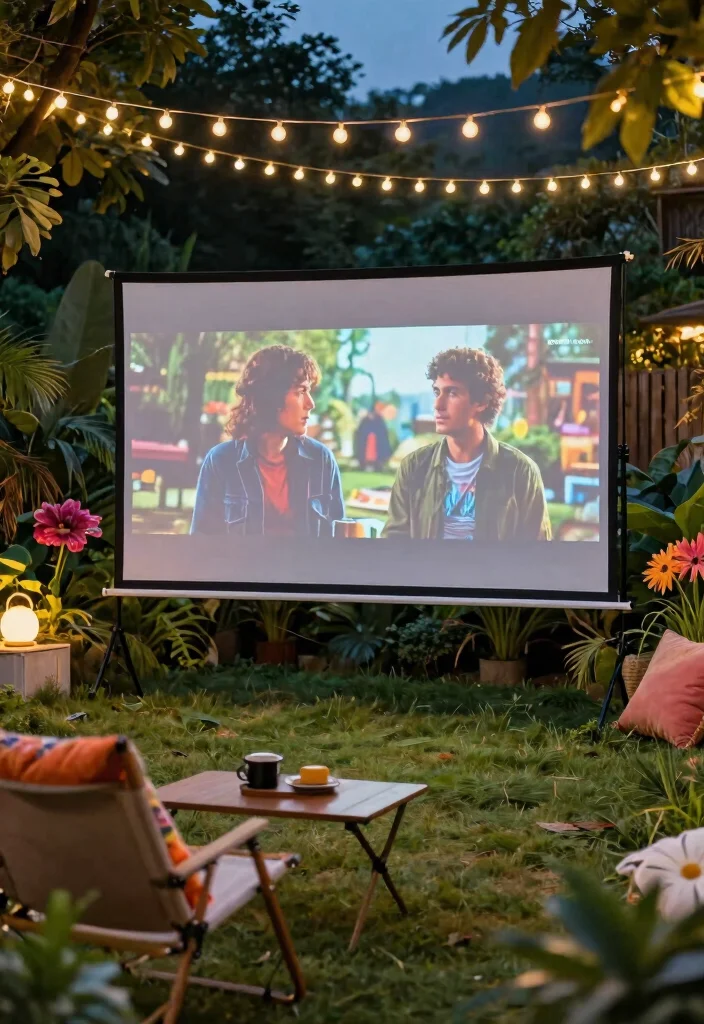 14 Outdoor Projector Screen Ideas That Stay Taut Without Wrinkles - 10. Lightweight Indoor/Outdoor Screens 1