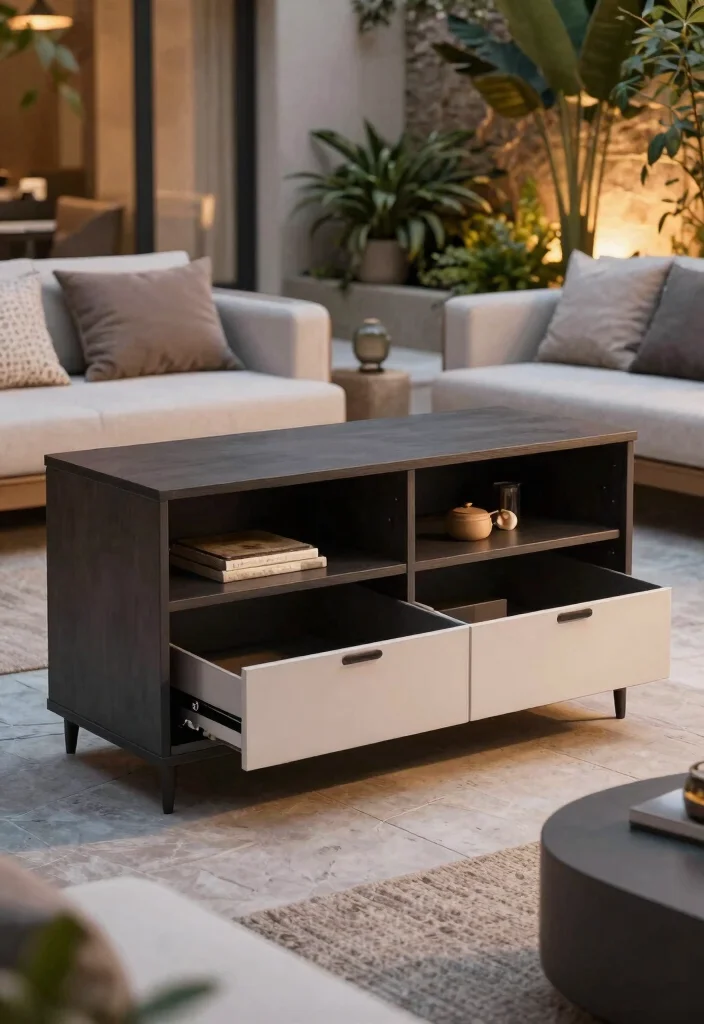14 Outdoor TV Cabinet Ideas That Keep Electronics Cool and Dry - 11. Multi-Purpose Marvel 1