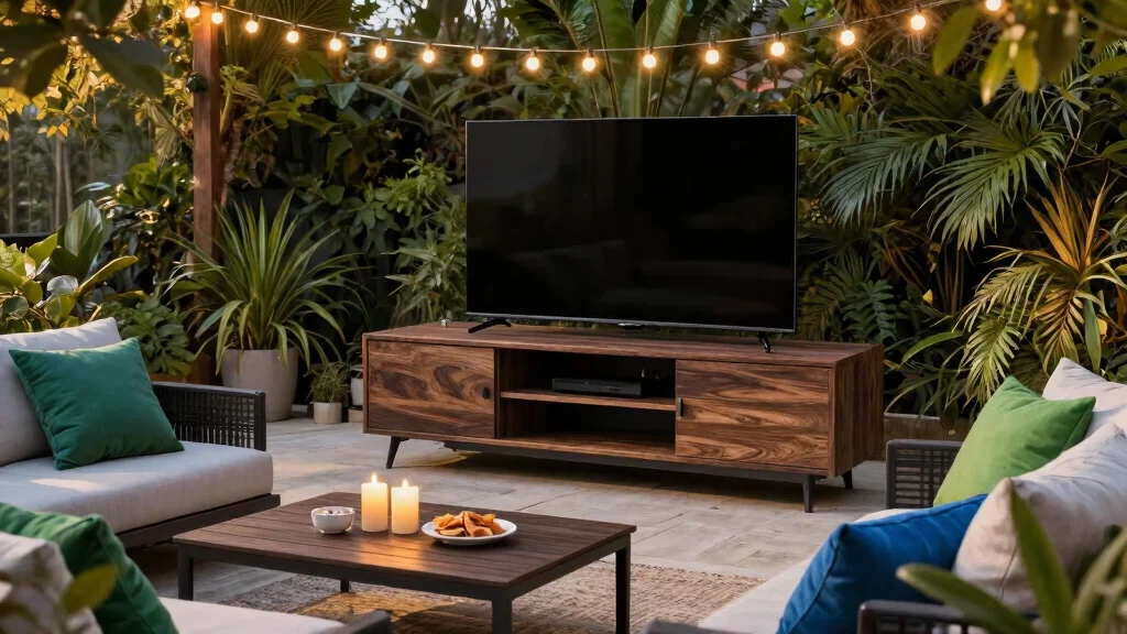 14 Outdoor TV Cabinet Ideas That Keep Electronics Cool and Dry