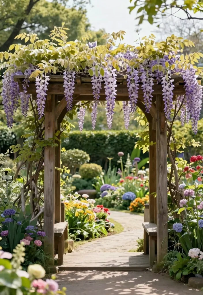 14 Privacy Trellis Ideas That Block Views Without a Full Fence - 14. Traditional Garden Arbors 1