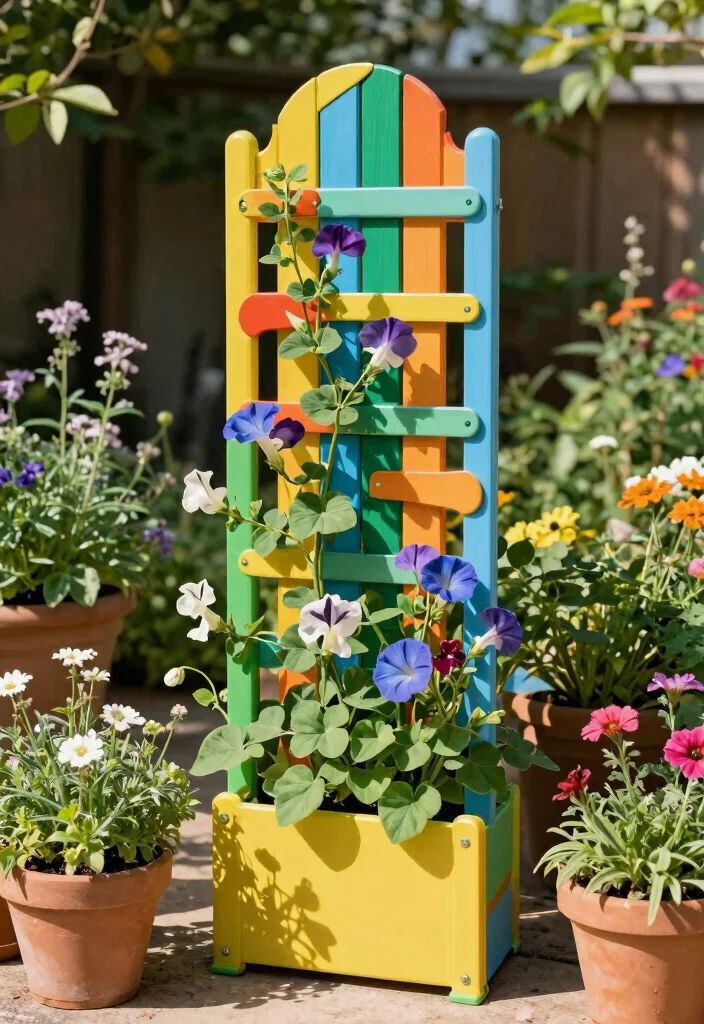 14 Vine Trellis Ideas That Support Heavy Climbers Without Sagging - 6. Customizable PVC Trellis 1