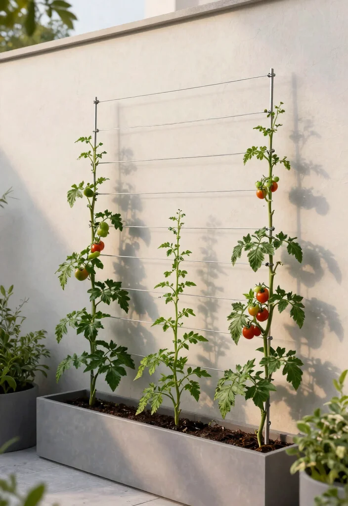 14 Vine Trellis Ideas That Support Heavy Climbers Without Sagging - 8. Wire and Cable Trellis System 1