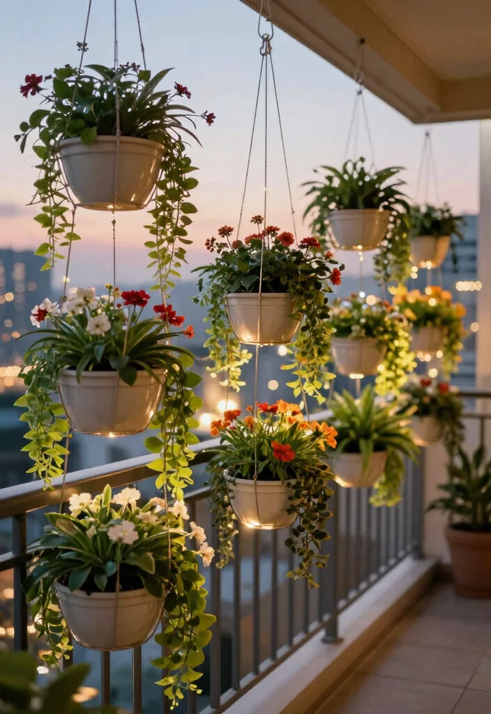 15 3 Tier Planter Ideas That Maximize Vertical Space - 7. Hanging Tiered Planters 1