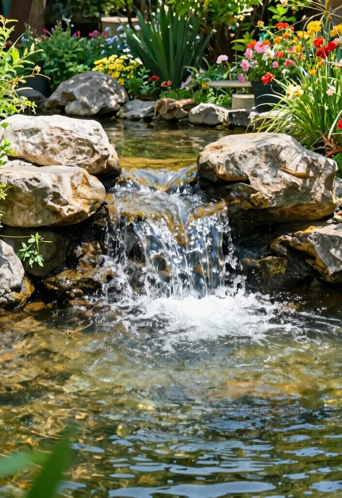 15 Backyard Pond Ideas That Don't Need a Power Line - 10. Waterfall Feature Pond 1