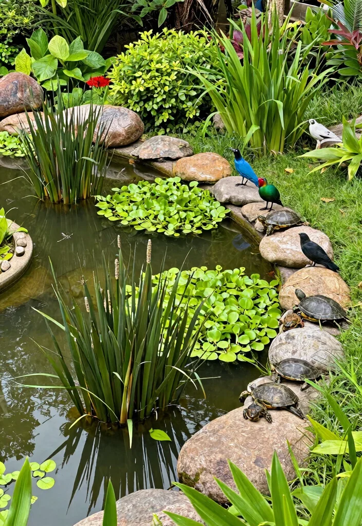 15 Backyard Pond Ideas That Don't Need a Power Line - 2. Wildlife Habitat Pond 1
