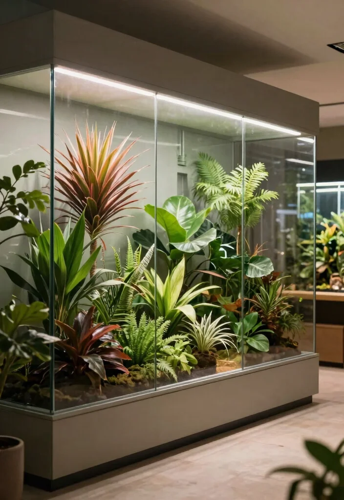 15 Ceiling Strip Lighting Ideas That Don't Show Seams - 10. Strip Lighting Inside Glass Cabinets 1
