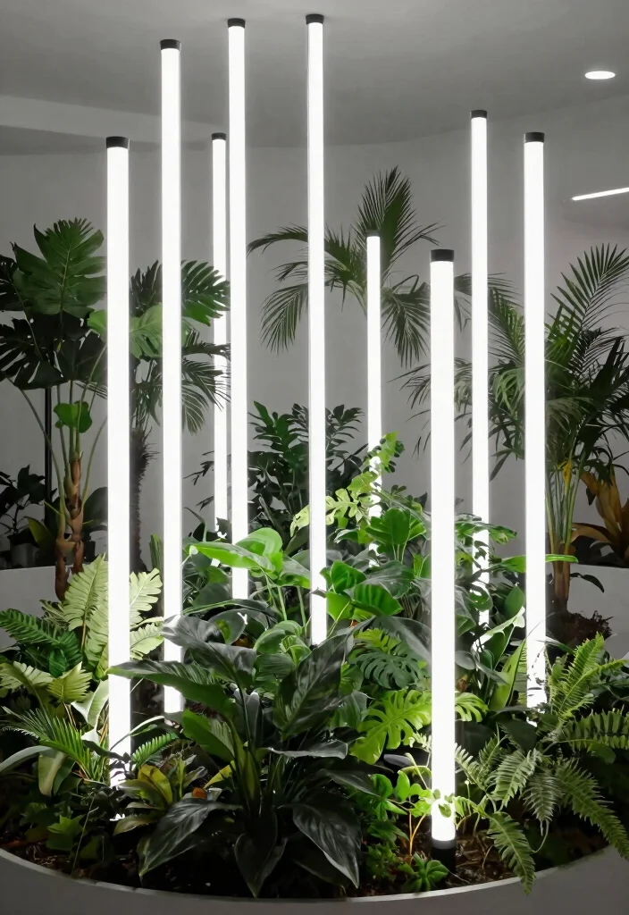 15 Ceiling Strip Lighting Ideas That Don't Show Seams - 14. Light Tubes 1