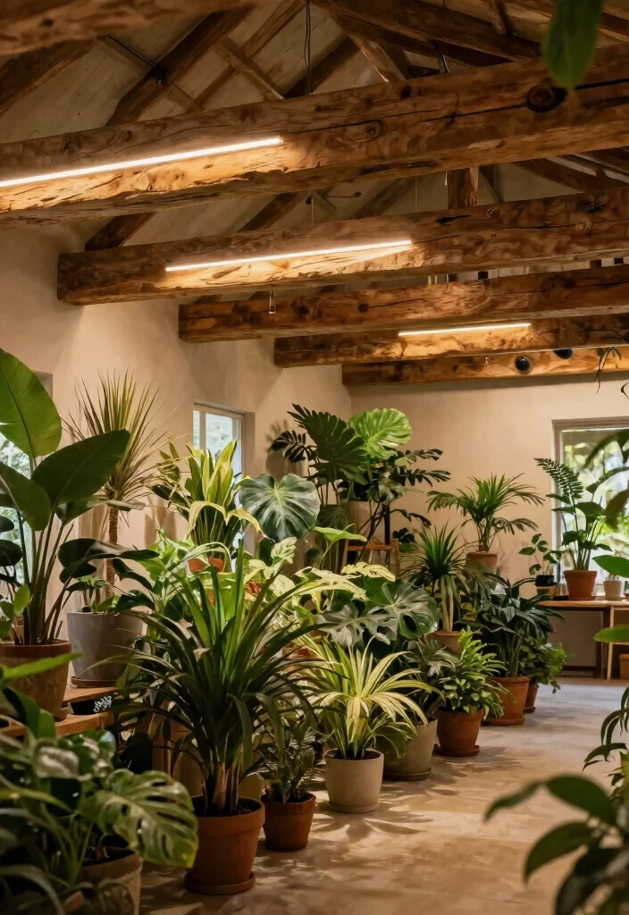 15 Ceiling Strip Lighting Ideas That Don't Show Seams - 4. Linear Strip Lighting Along Beams 1