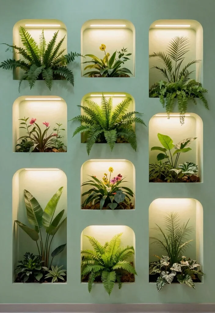 15 Ceiling Strip Lighting Ideas That Don't Show Seams - 9. Illuminated Wall Niches 1