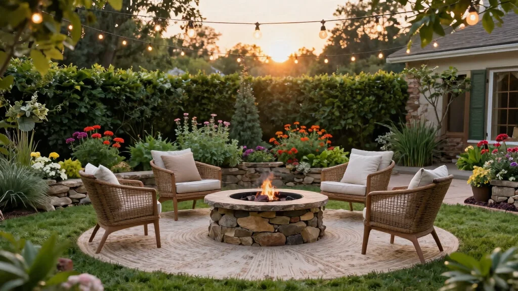 15 Corner Yard Fire Pit Ideas That Use Dead Space Nobody Touches