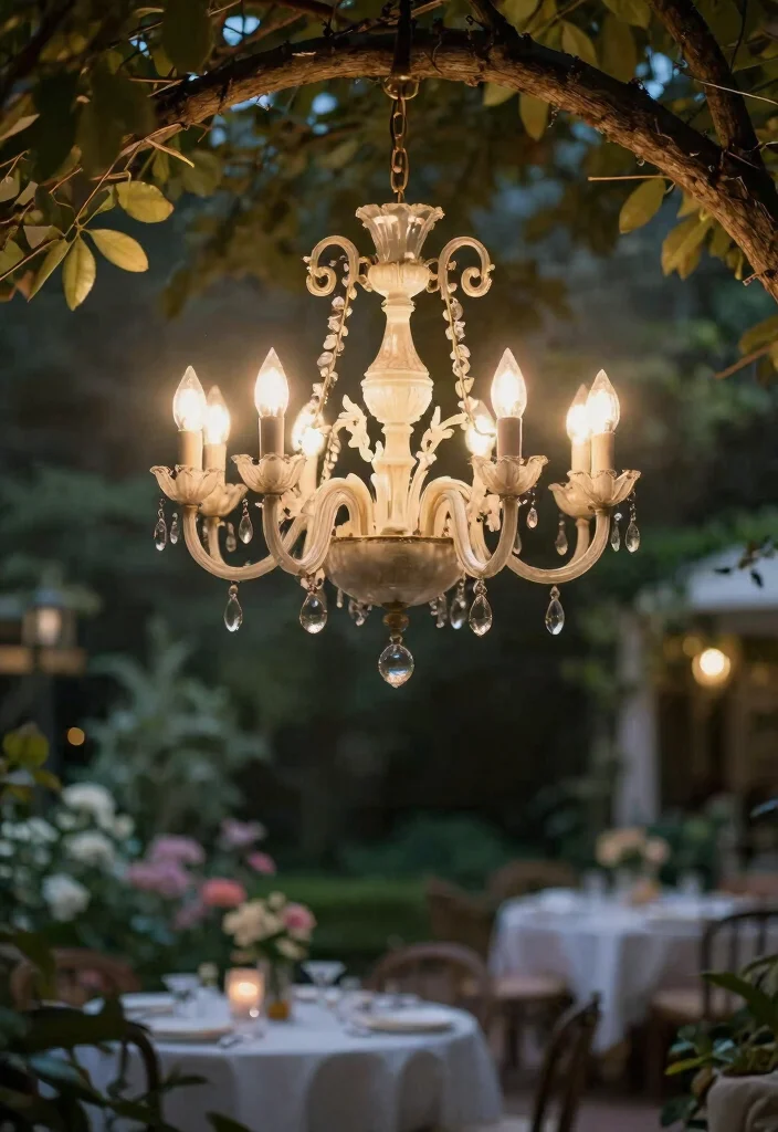 15 Farmhouse Outdoor Lighting Ideas on a Budget - 8. Hanging Light Fixtures 1