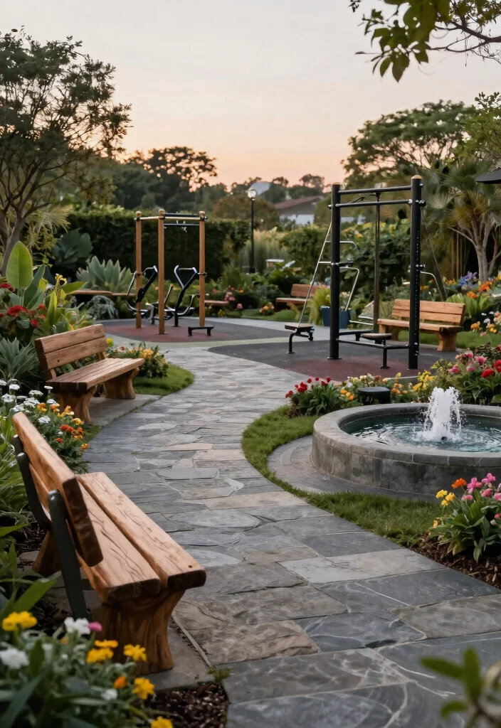 15 Outdoor Home Gym Ideas That Handle Weather and Store Equipment - 14. Nature-Inspired Decor 1