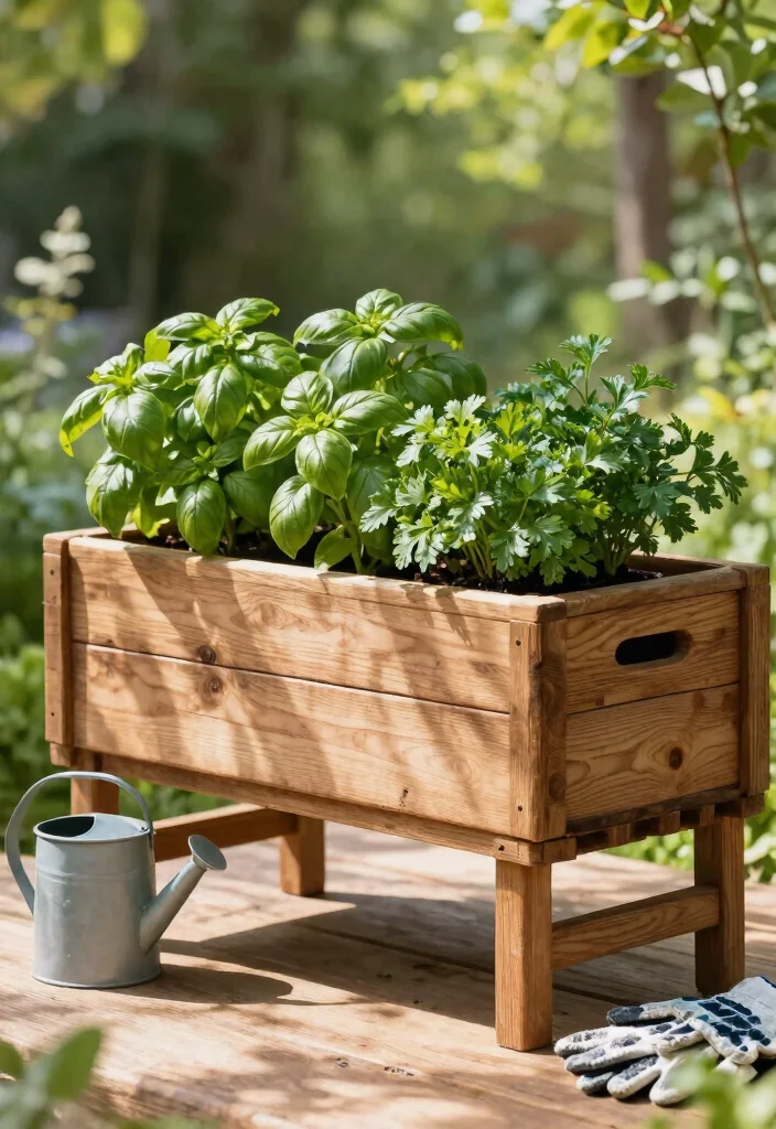 15 Raised Planter Boxes for Bad Backs That Don't Require Bending - 1. The Classic Wooden Raised Planter Box 1