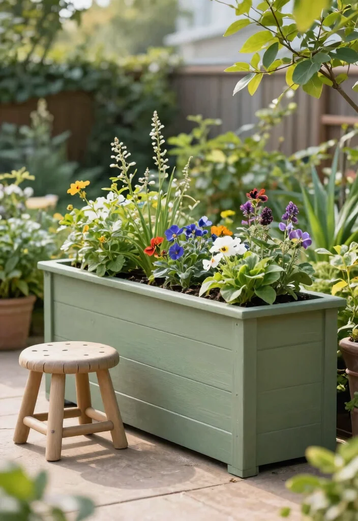 15 Raised Planter Boxes for Bad Backs That Don't Require Bending - 10. Ergonomic Design Raised Planters for Comfort 1