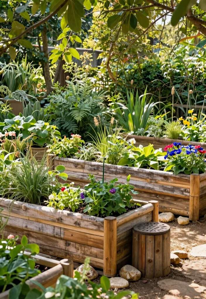 15 Raised Planter Boxes for Bad Backs That Don't Require Bending - 12. Eco-Friendly Raised Planters 1