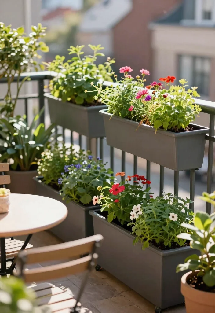 15 Raised Planter Boxes for Bad Backs That Don't Require Bending - 14. Compact Raised Planters for Small Spaces 1