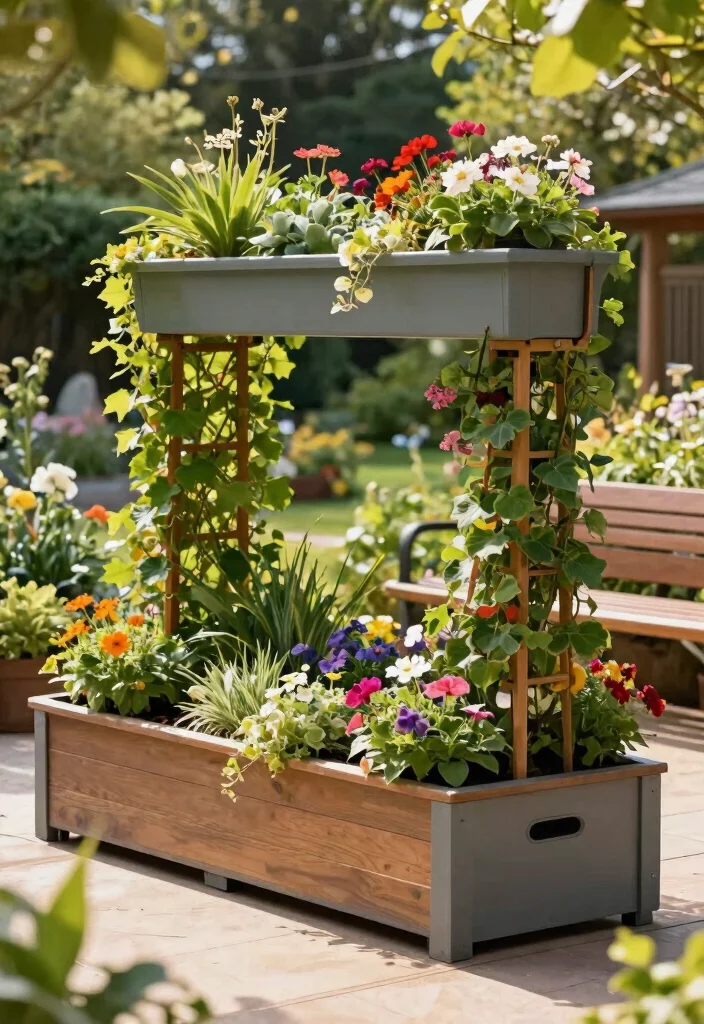 15 Raised Planter Boxes for Bad Backs That Don't Require Bending - 15. Multi-functional Raised Planters 1