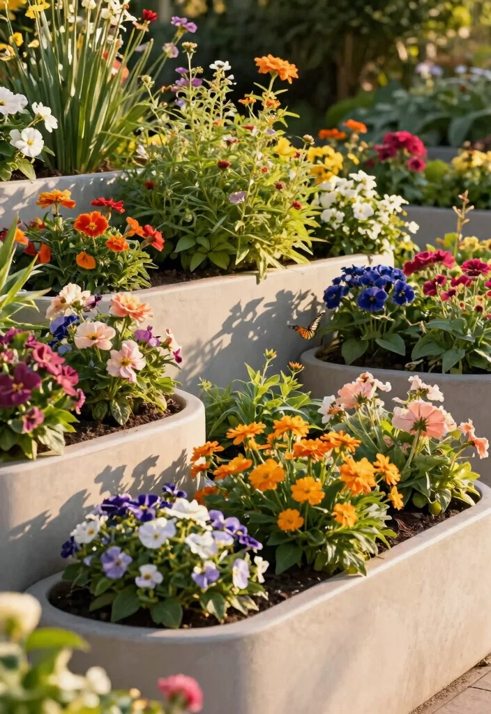 15 Raised Planter Boxes for Bad Backs That Don't Require Bending - 7. Composite Raised Planters for Durability 1
