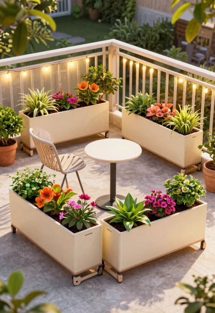 15 Raised Planter Boxes for Bad Backs That Don't Require Bending - 8. Portable Raised Planter Boxes for Flexibility 1