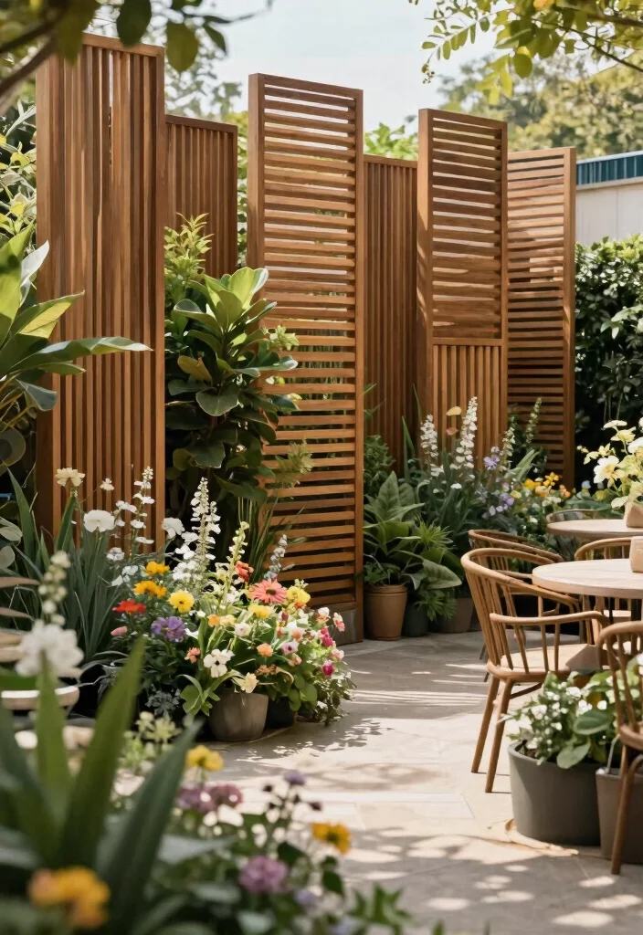 15 Slatted Fence Panels That Block Views Without Killing Airflow - 12. Customizable Panel Heights for Personalization 1