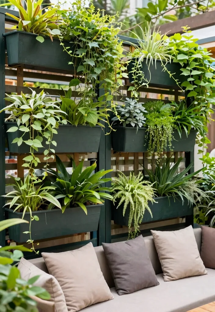 15 Slatted Fence Panels That Block Views Without Killing Airflow - 7. Greenery-Integrated Fencing for Nature Lovers 1