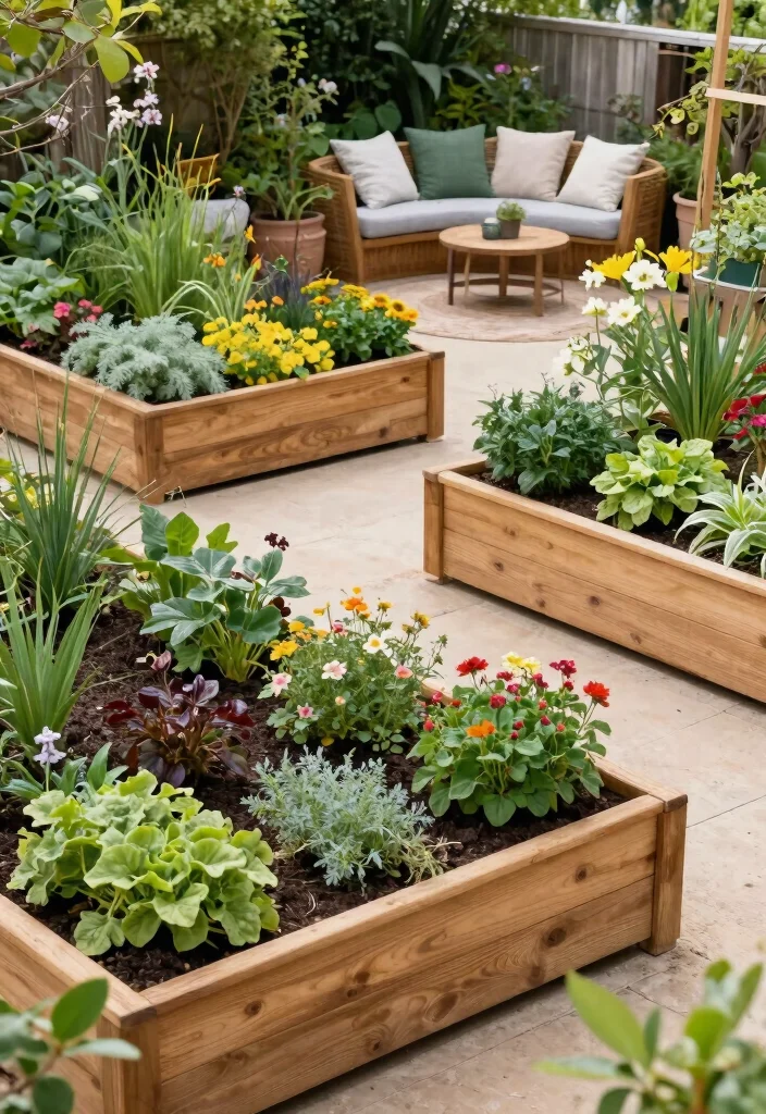 15 Small Backyard Decor Ideas That Make a Tiny Yard Feel Bigger - 10. Raised Garden Beds 1