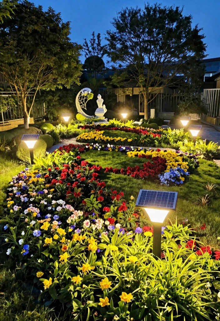 15 Walkway Lighting Ideas That Stay Lit Without Running New Wire - 10. Solar Flood Lights 1