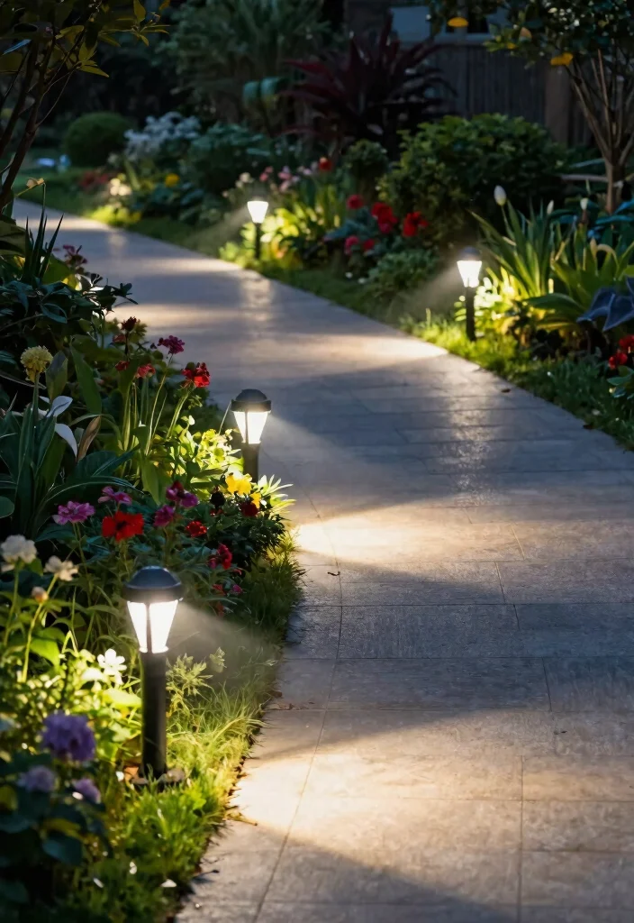 15 Walkway Lighting Ideas That Stay Lit Without Running New Wire - 14. Motion-Sensing Solar Lights 1