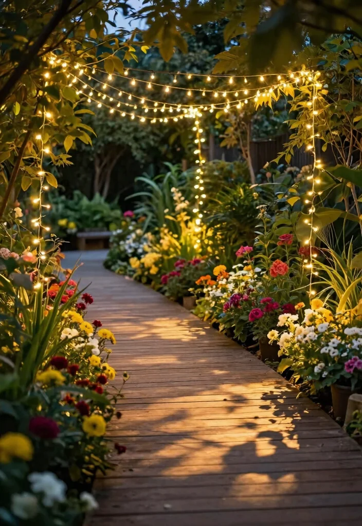 15 Walkway Lighting Ideas That Stay Lit Without Running New Wire - 3. Solar String Lights 1