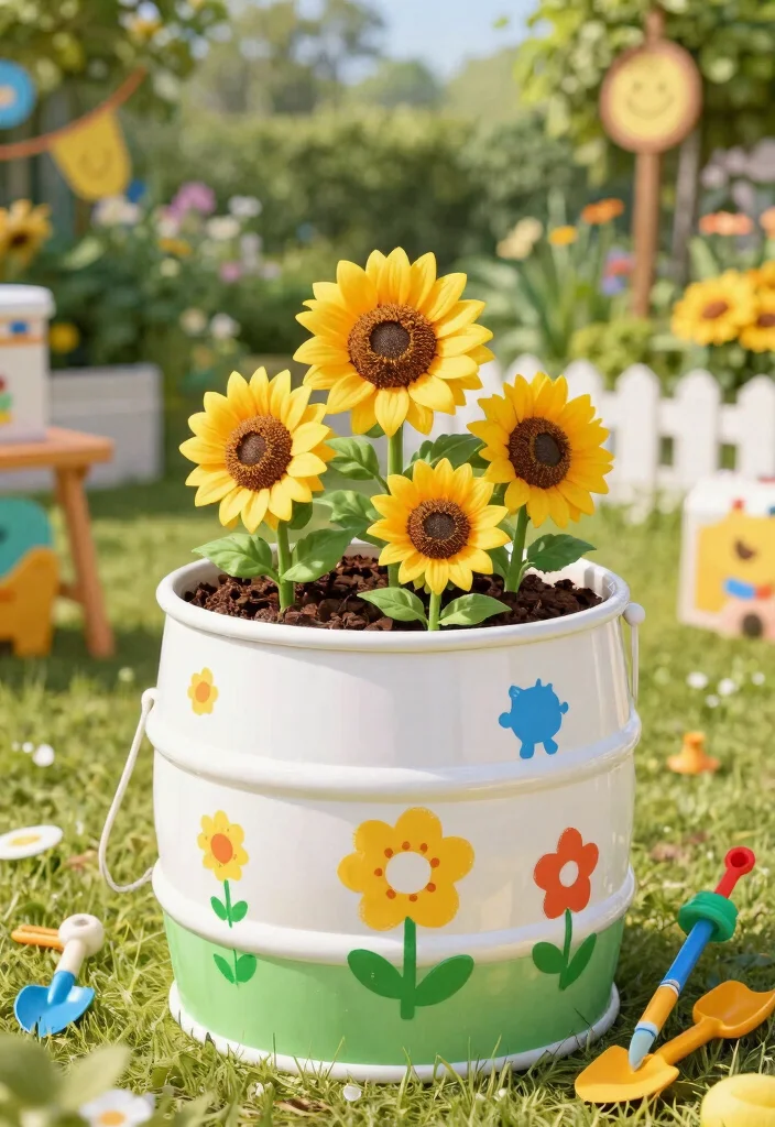 15 Whiskey Barrel Planter Ideas That Don't Rot or Fall Apart - 14. Children's Garden Project 1