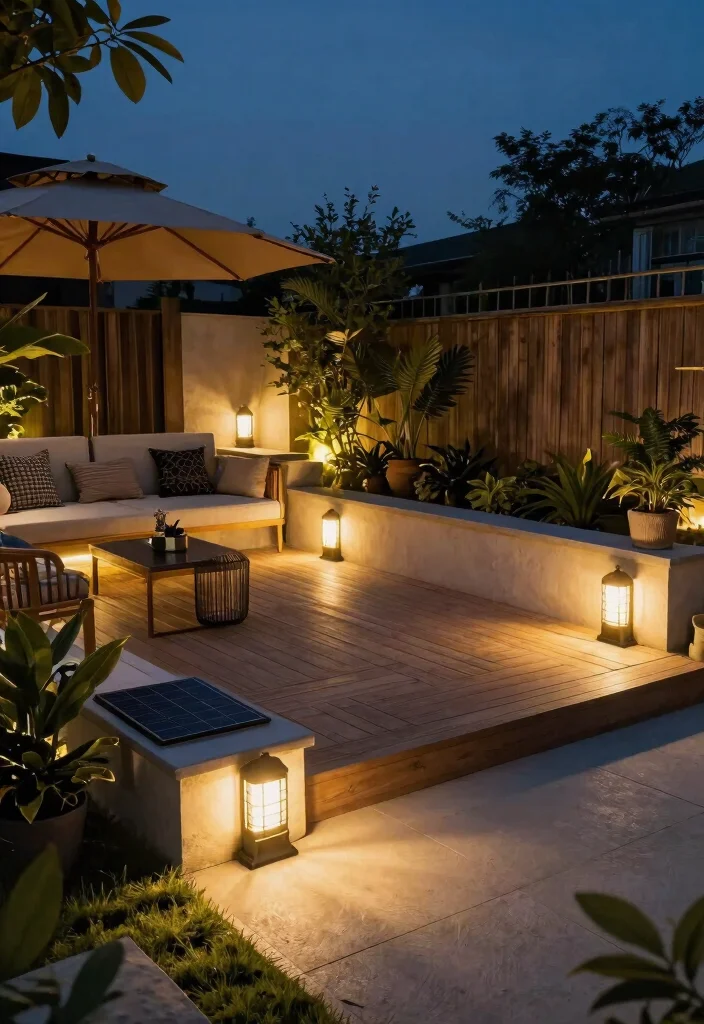 18 Solar Fence Light Ideas That Stay Lit Without Running New Wire - 10. Solar Deck Lights for Outdoor Living Spaces 1