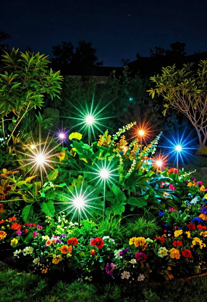 18 Solar Fence Light Ideas That Stay Lit Without Running New Wire - 17. Solar Starburst Lights for Bold Statements 1
